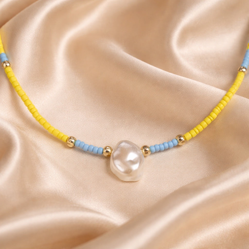 Necklace Choker Beads Bohemian Style