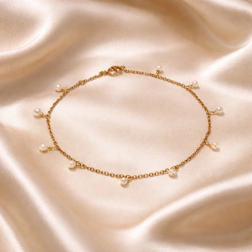 Anklets Beaded Stones