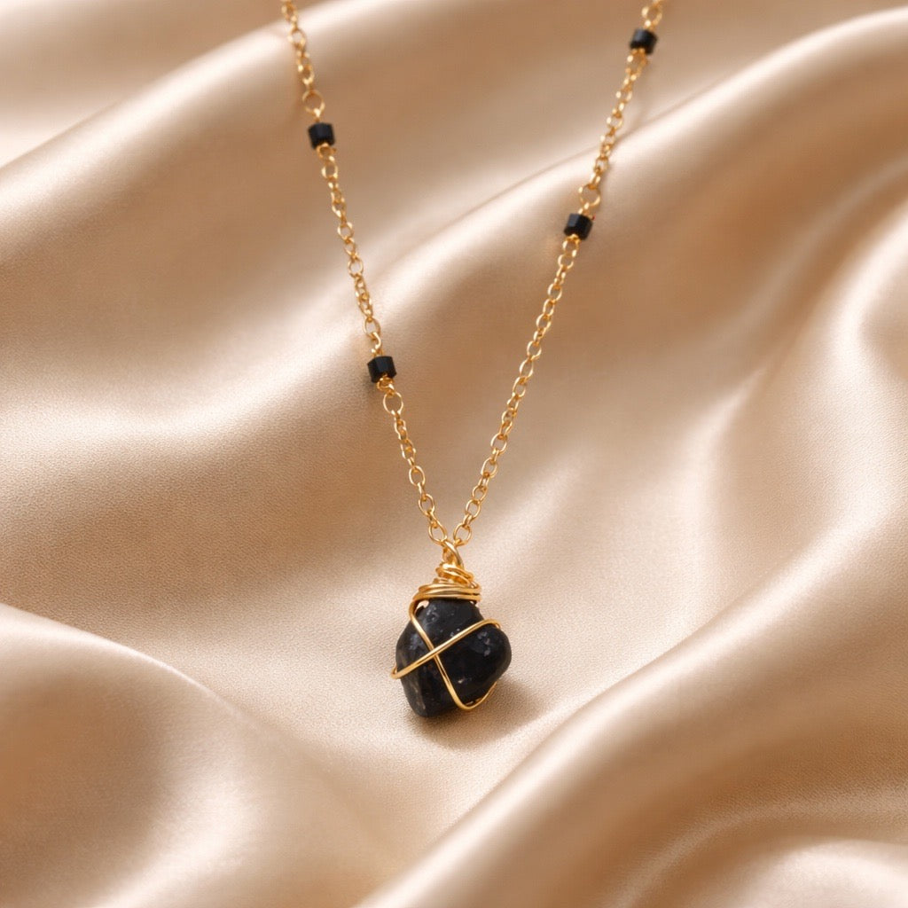 Necklace Beads with one Stone