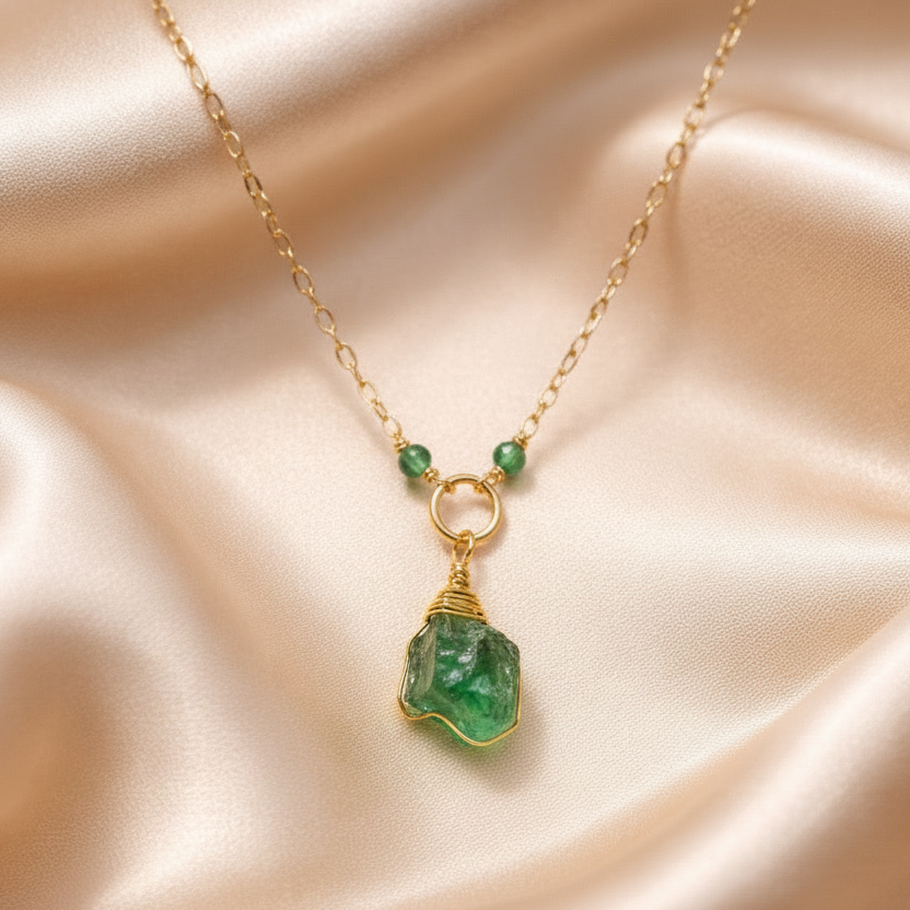 Necklace Beads with one Stone