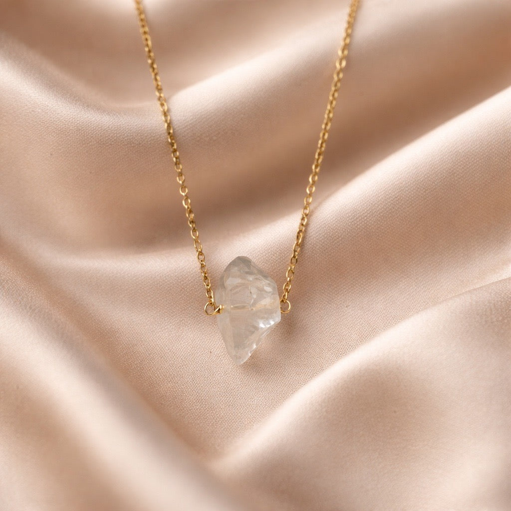 Necklace Raw Natural Stones