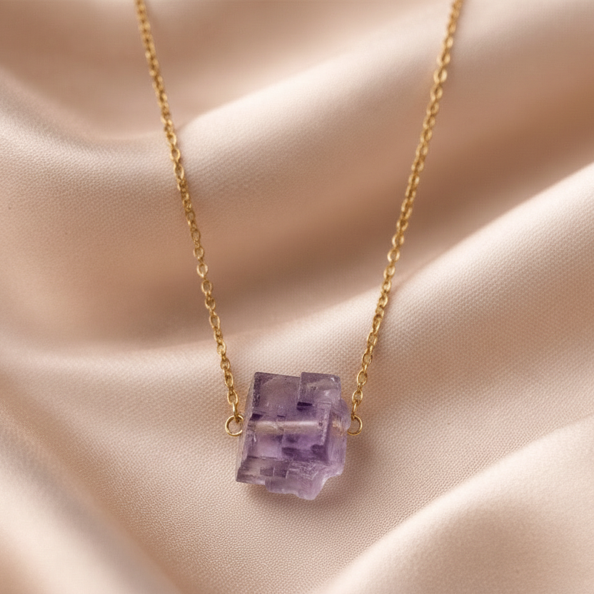 Necklace Raw Natural Stones