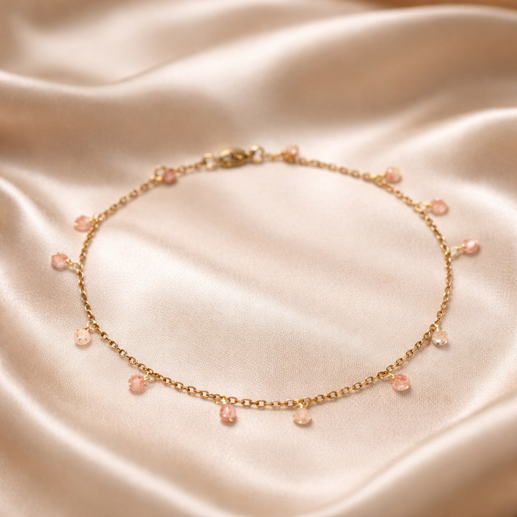 Anklets Beaded Stones