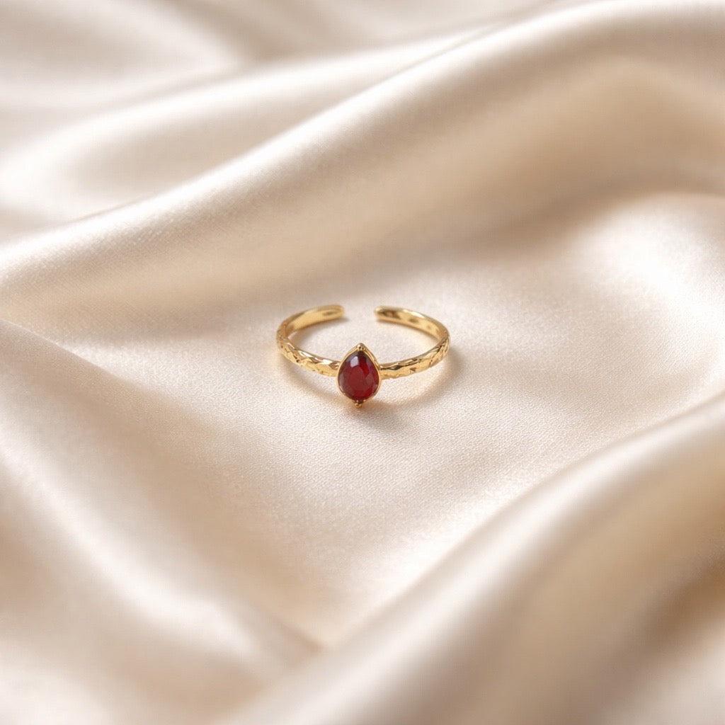 Rings Stainless Steel Hindu Coral