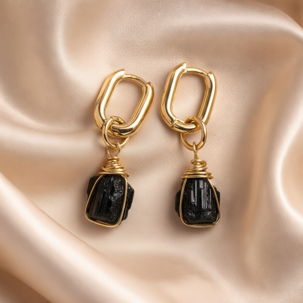 Earrings Square Hoops