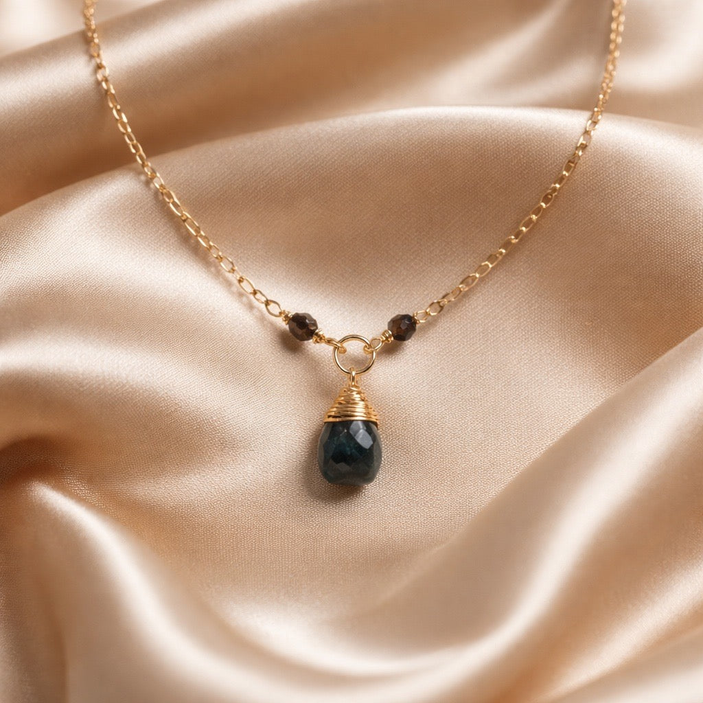 Necklace Beads with one Stone