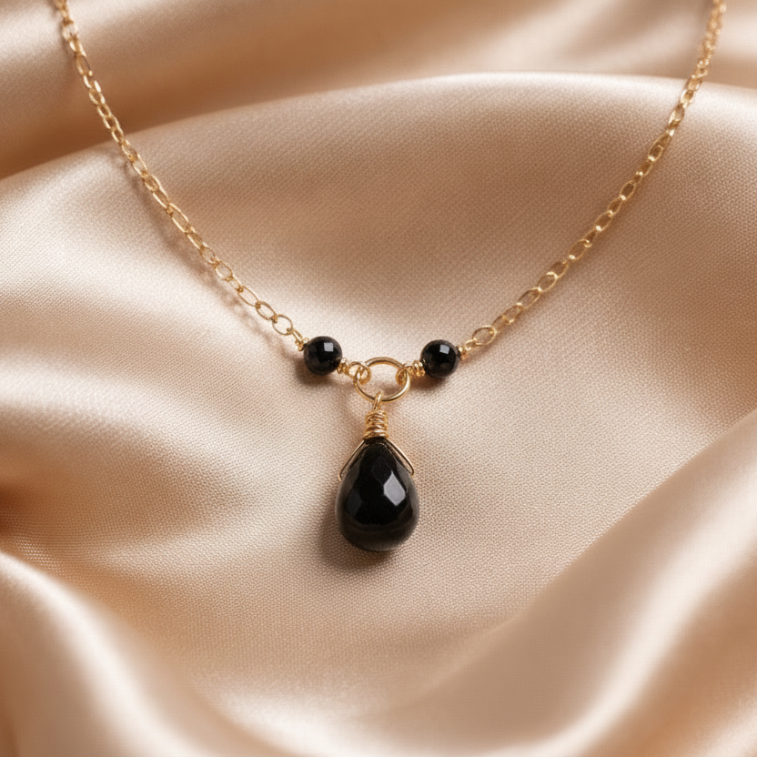 Necklace Beads with one Stone