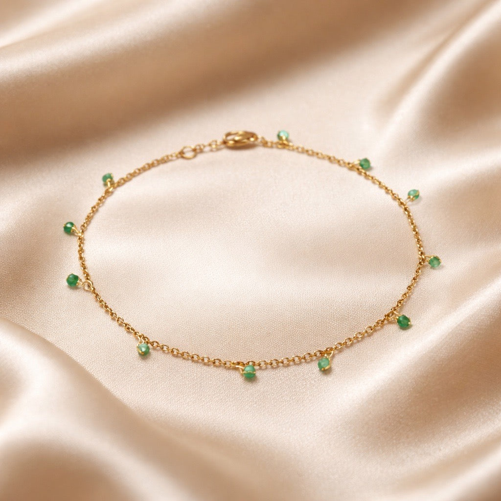 Anklets Beaded Stones