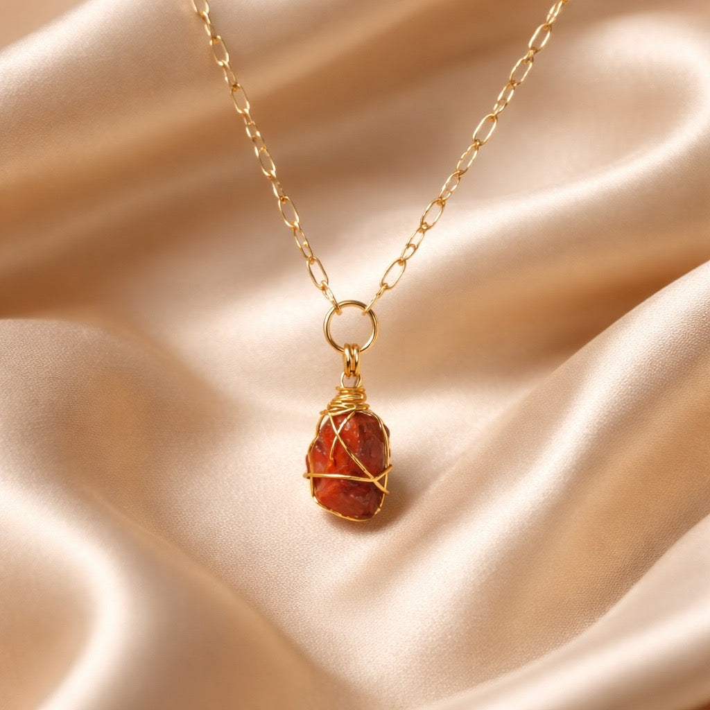 Necklace Thick Stones