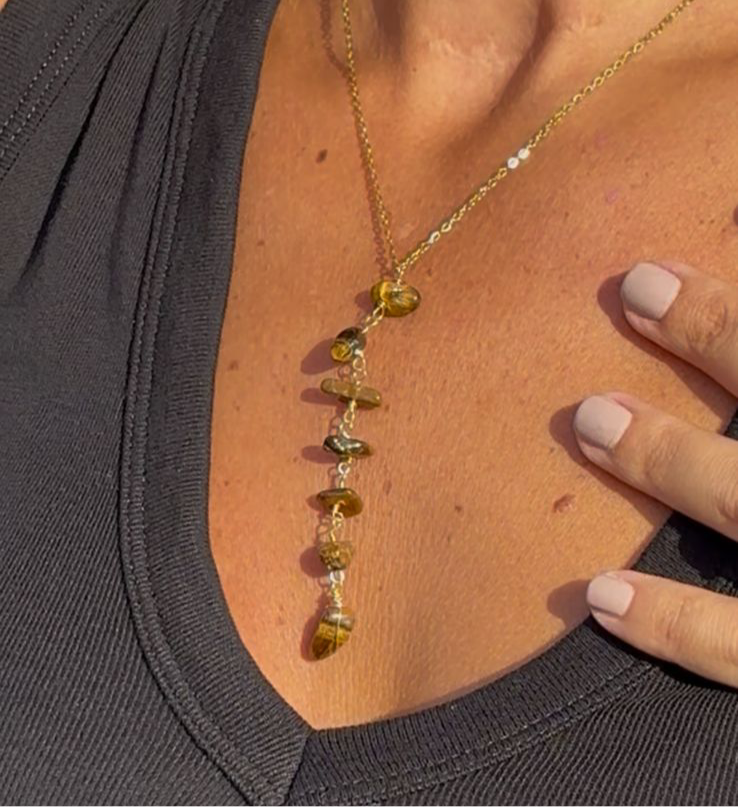 Necklace Vertical Chopped