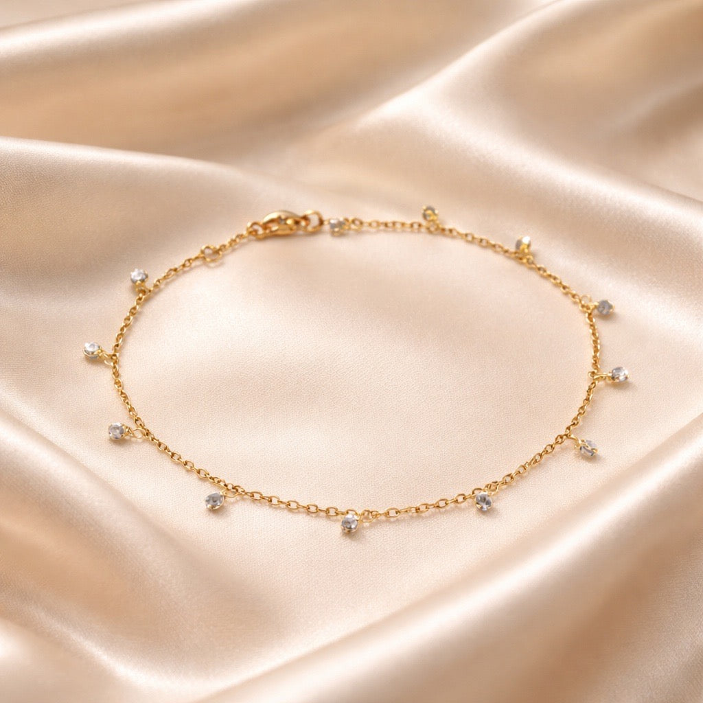 Anklets Beaded Stones