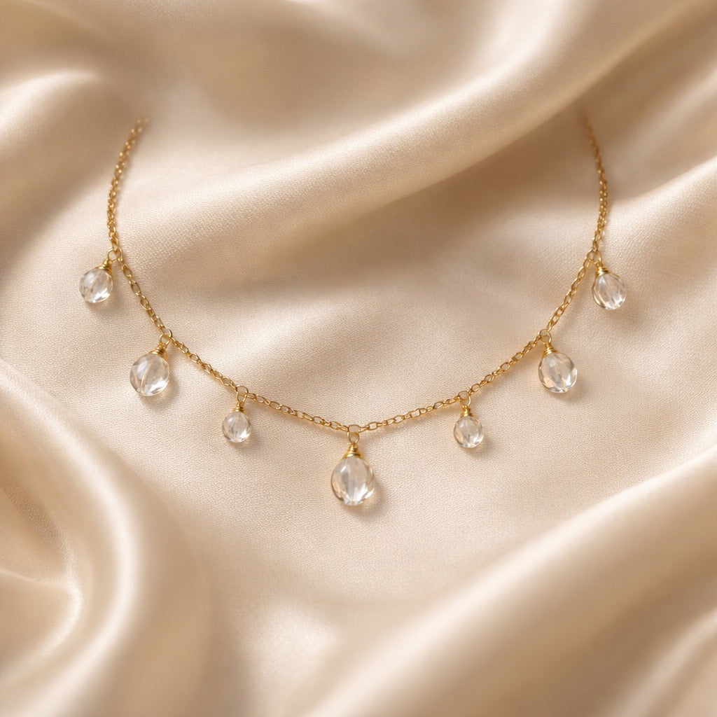 Necklace 7 Beads and Stones