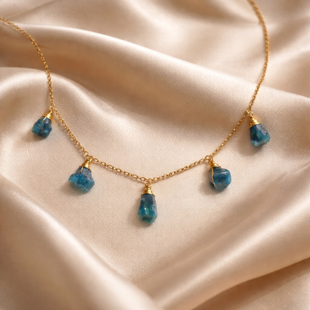 Necklace 5 Stone Raw