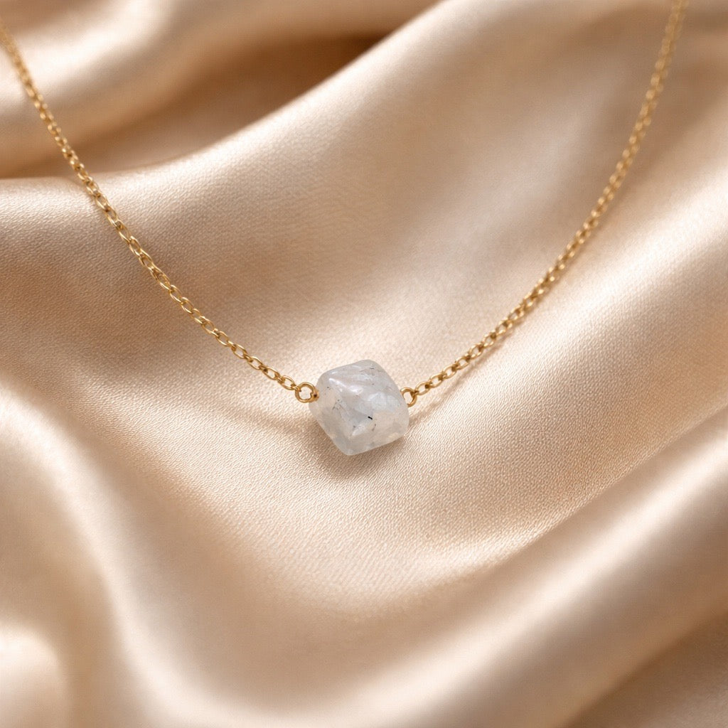 Necklace Raw Natural Stones