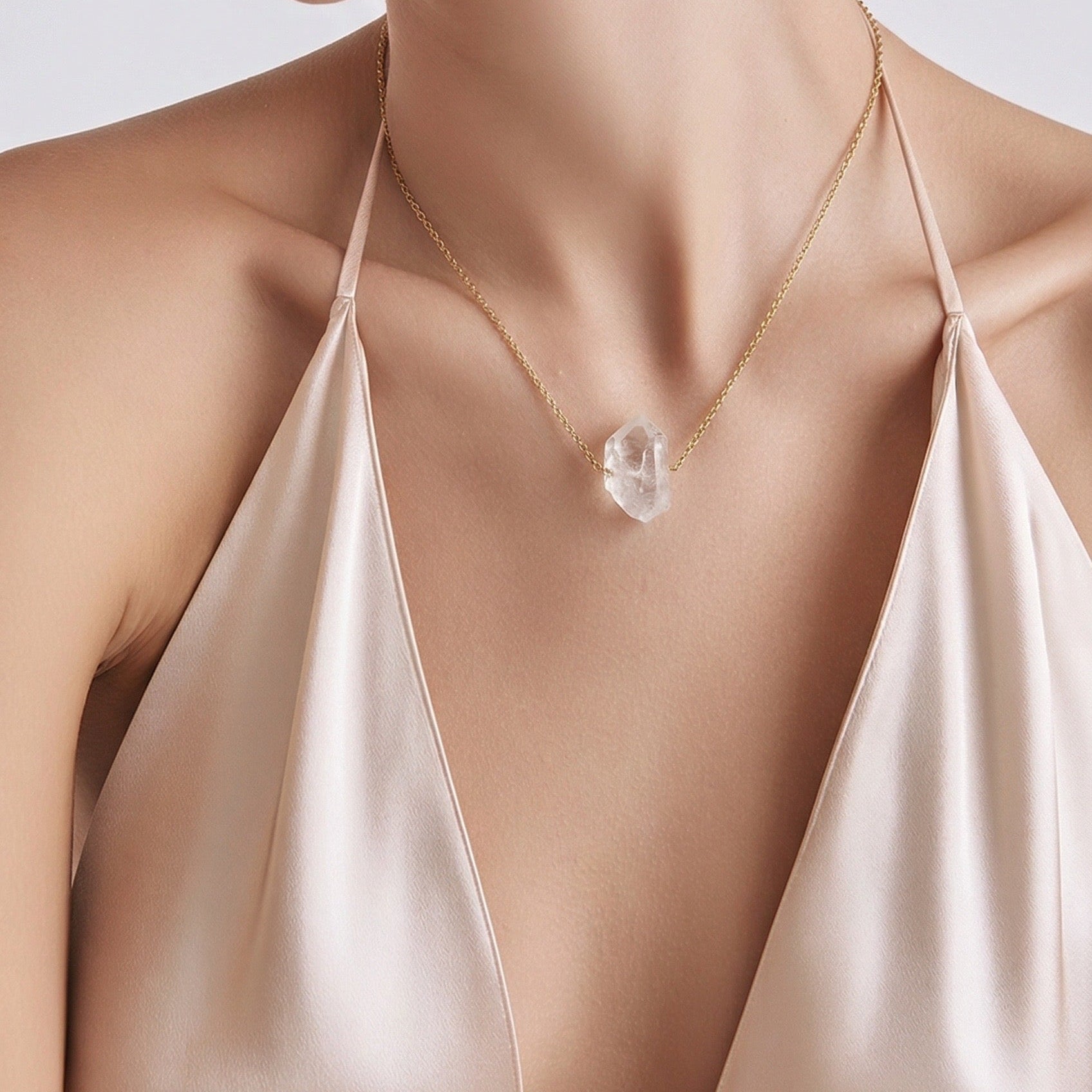 Necklace Aura Quartz Colors