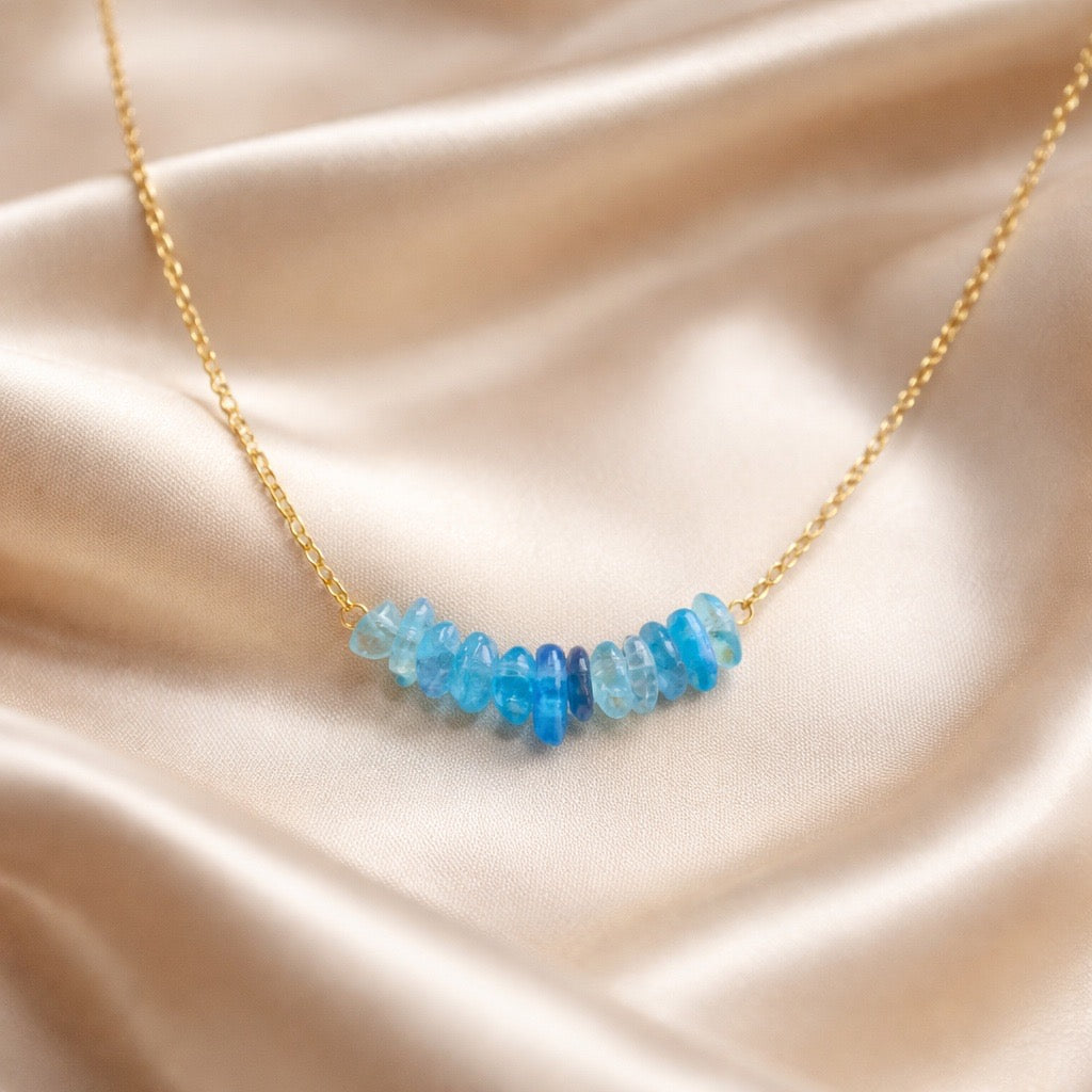 Necklace Chopped Natural Stones