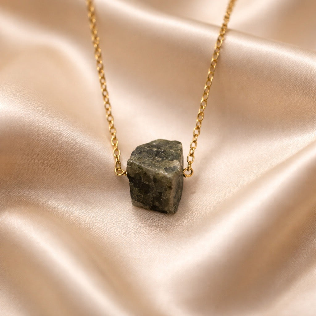 Necklace Raw Natural Stones