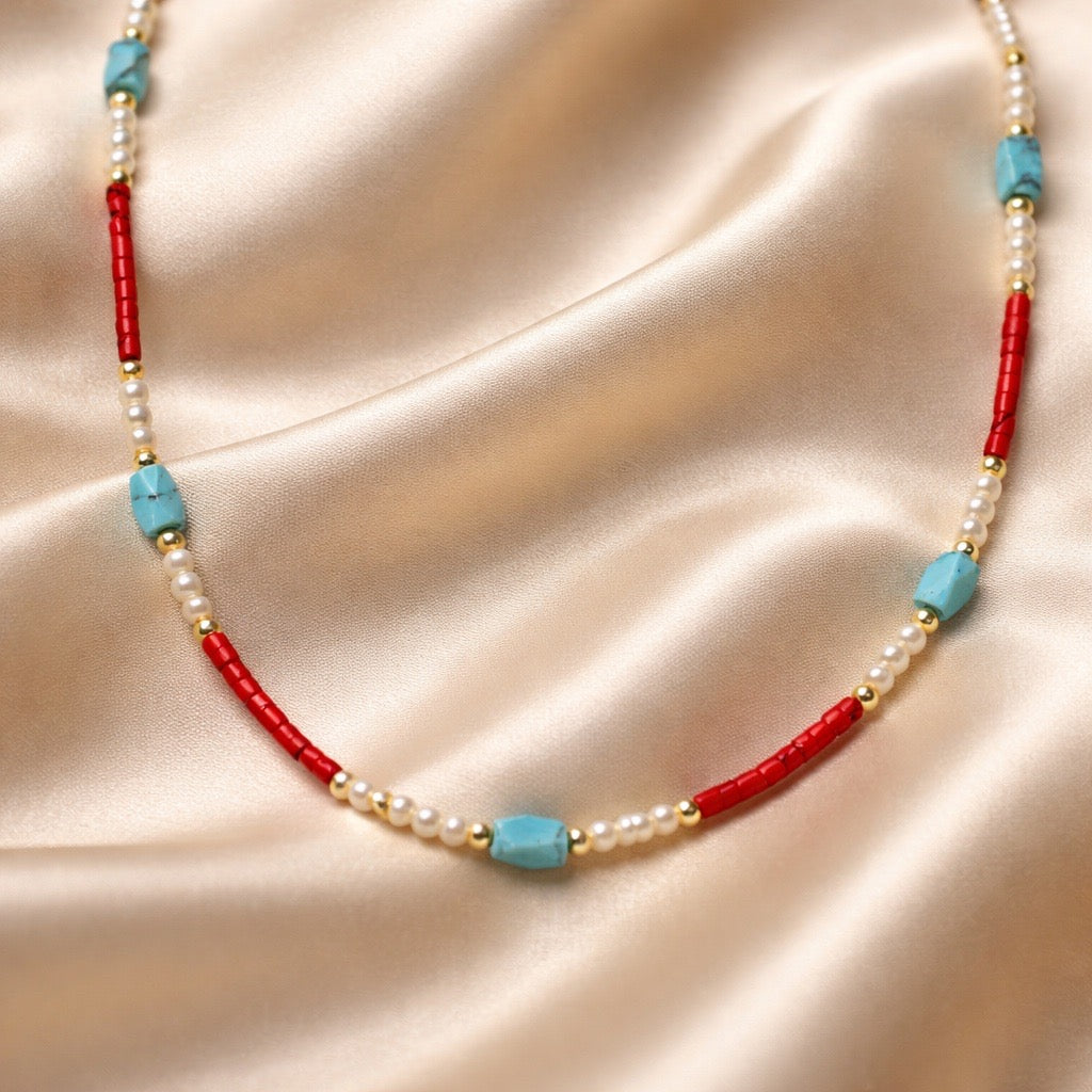 Necklace Choker Beads Bohemian Style