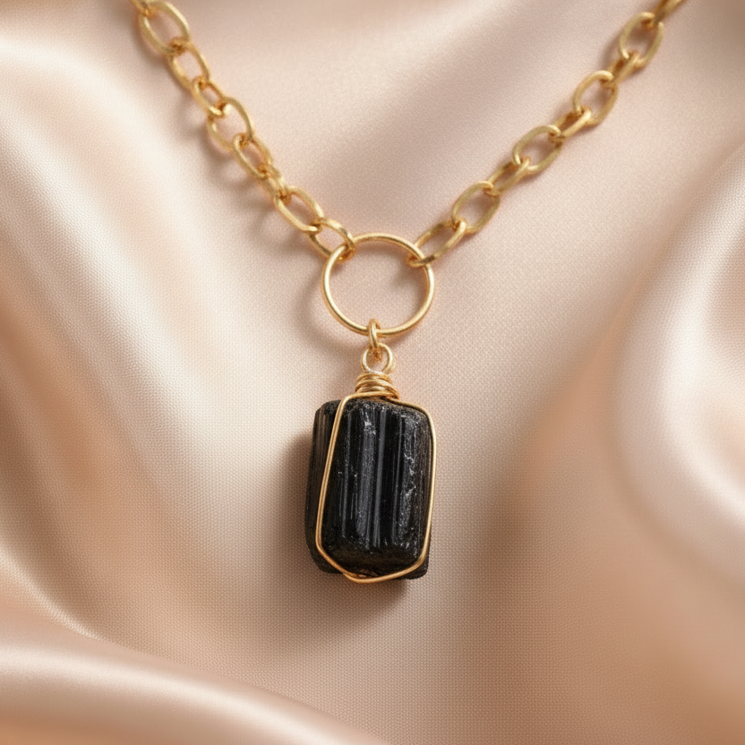 Necklace Thick Stones