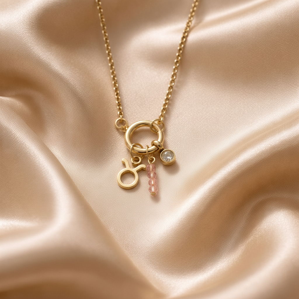 Necklace Zodiac with Birthstone