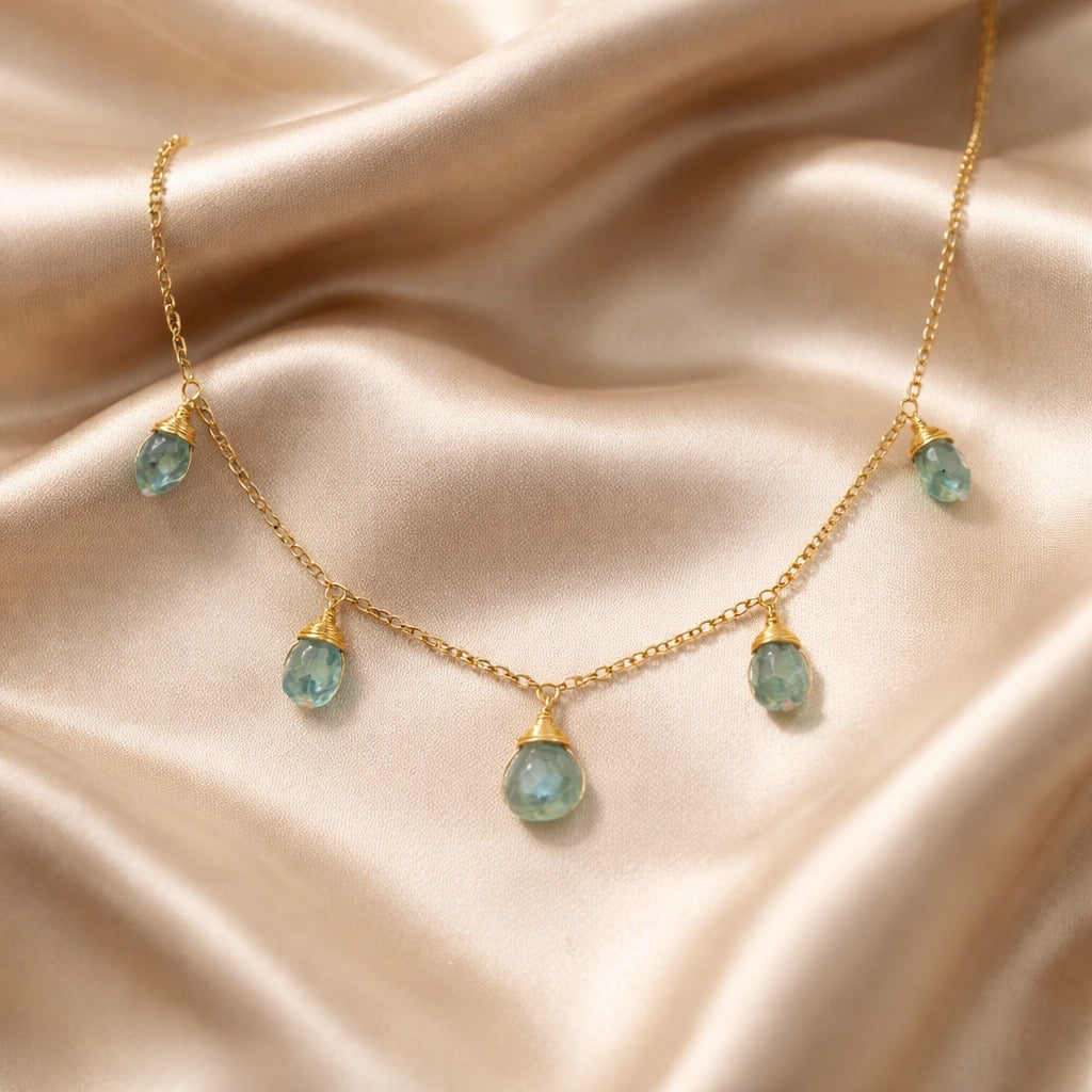 Necklace 5 Stone Raw