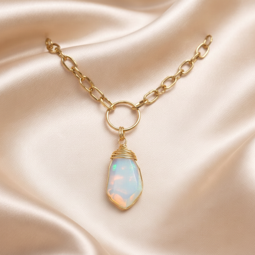 Necklace Thick Stones