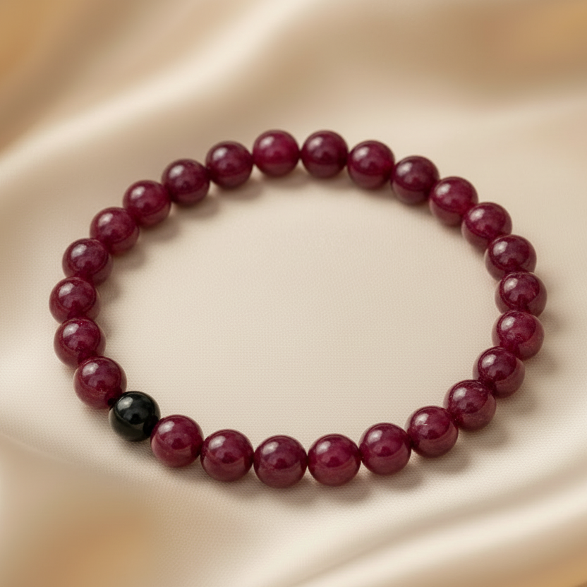Bracelet Elastic Cololrful Beads 6mm