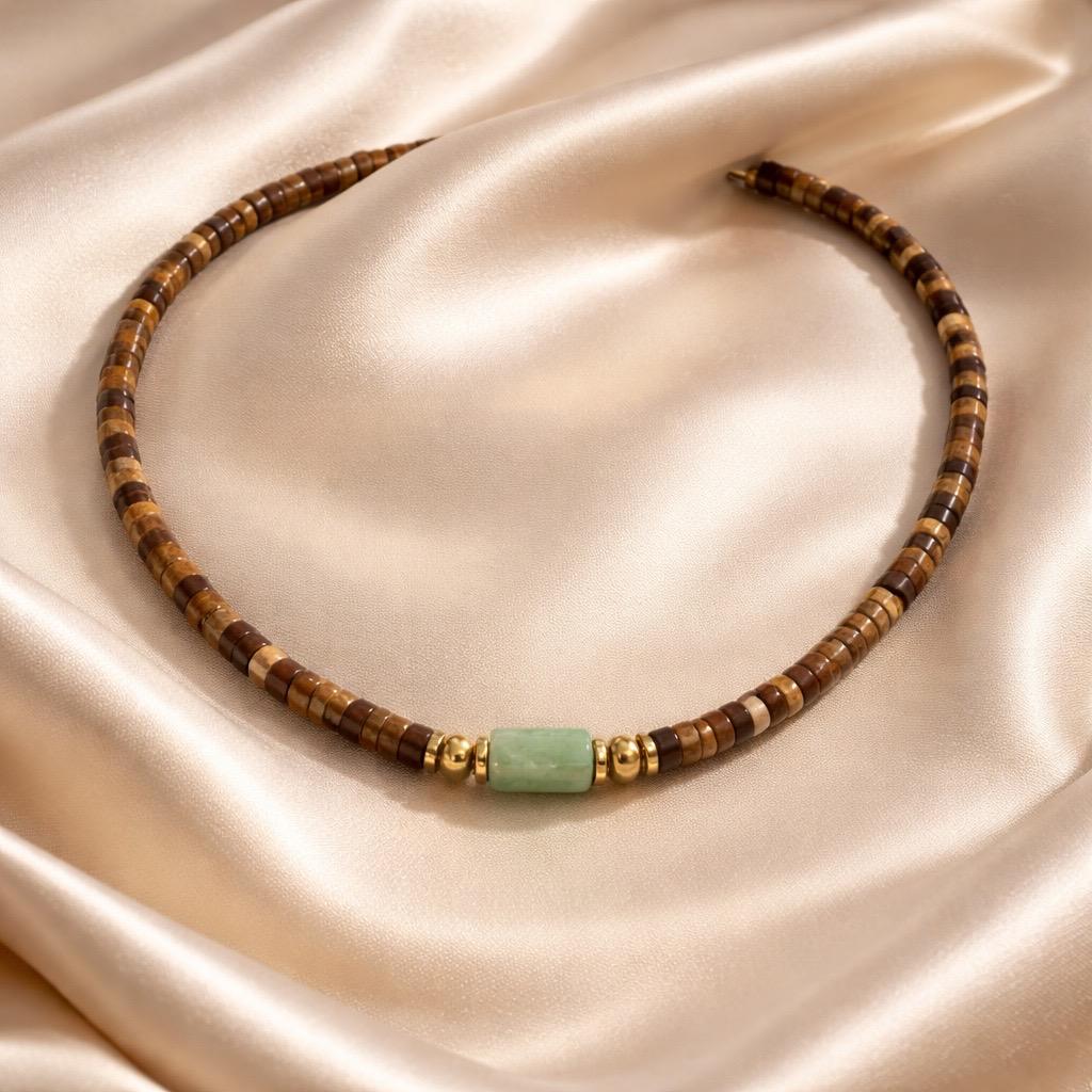 Necklace Heishi Beads