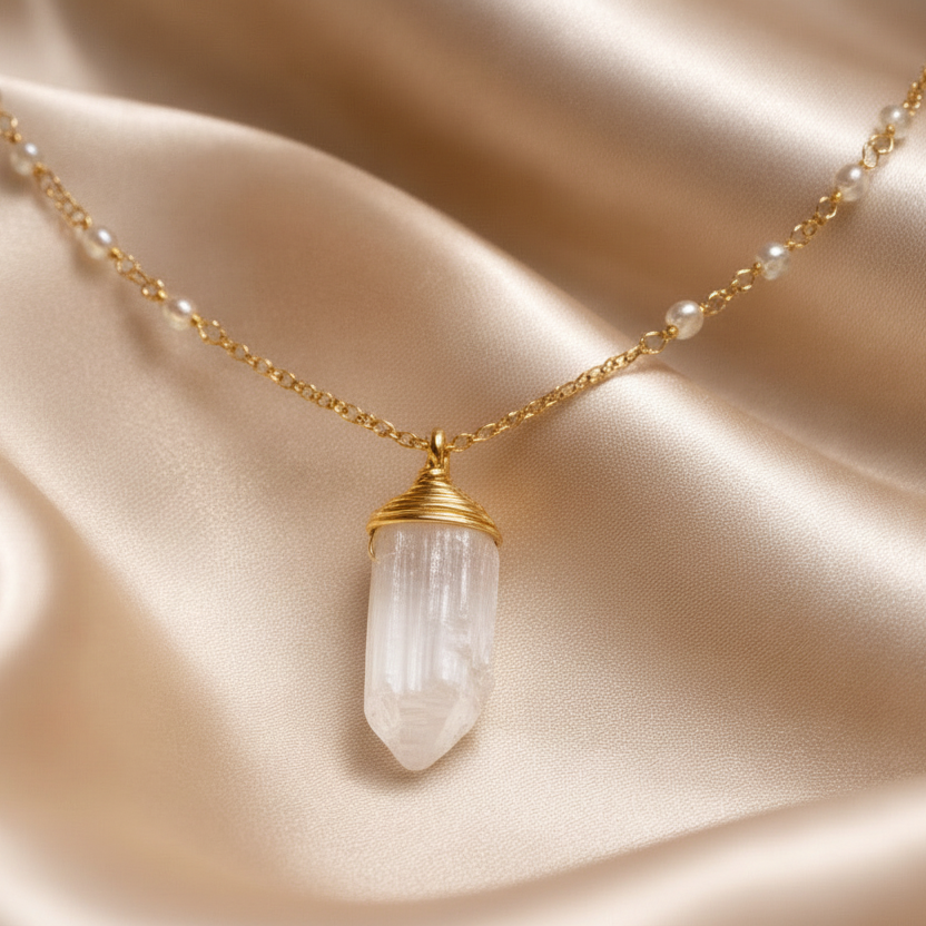 Necklace Beads with one Stone