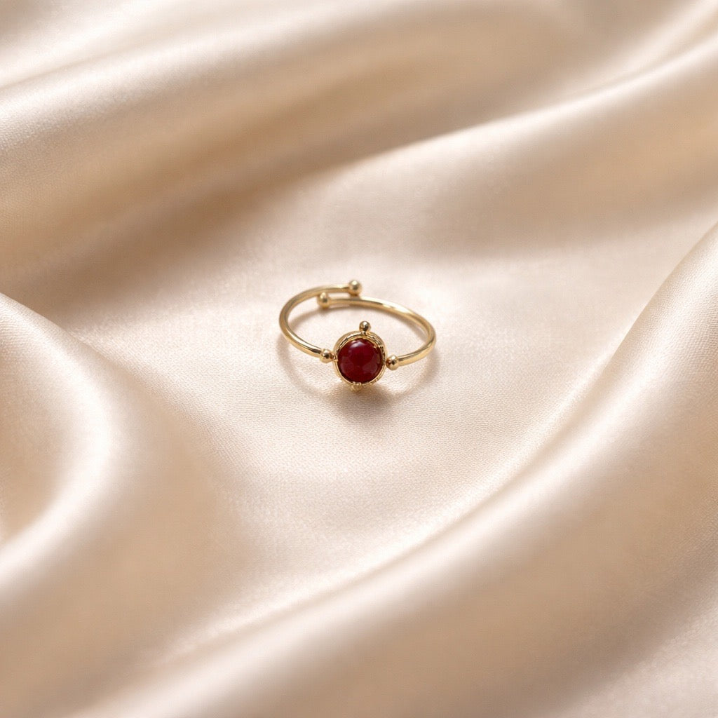 Rings Stainless Steel Hindu Coral