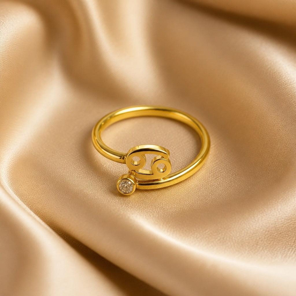 Ring Zodiac With Birthstone