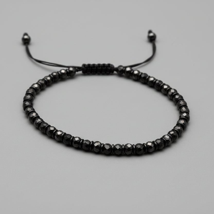 Bracelet Man Hematite Beads 5mm Chambala