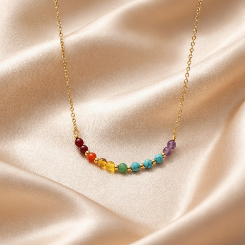 Necklace Beads in the Middle