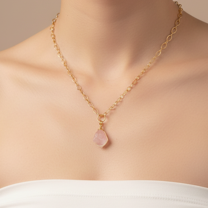 Necklace Thick Stones