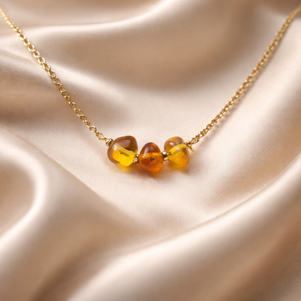 Necklace Chopped Natural Stones