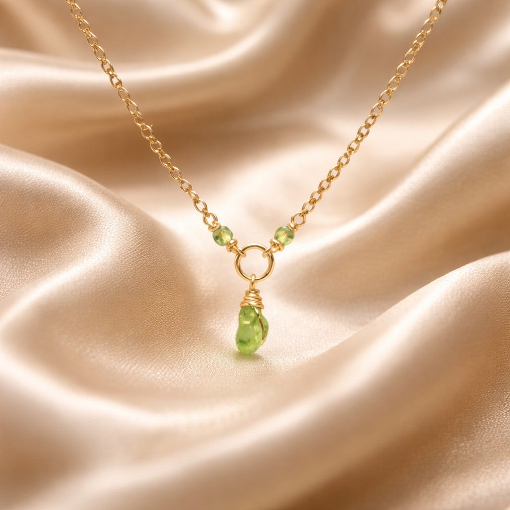 Necklace Beads with one Stone