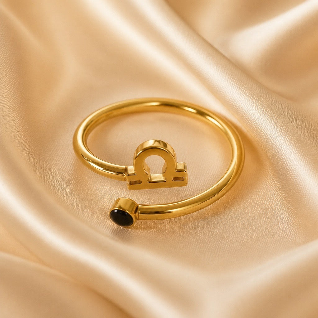 Ring Zodiac With Birthstone
