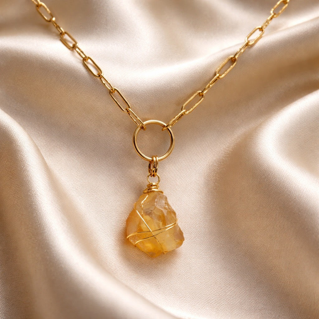 Necklace Thick Stones