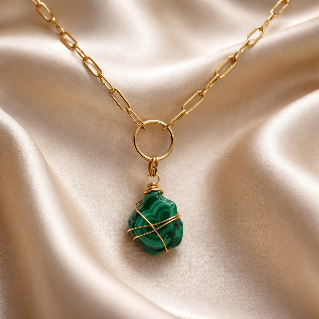 Necklace Thick Stones