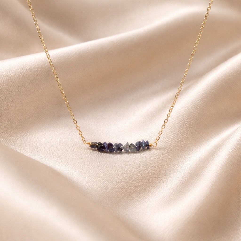 Necklace Chopped Natural Stones