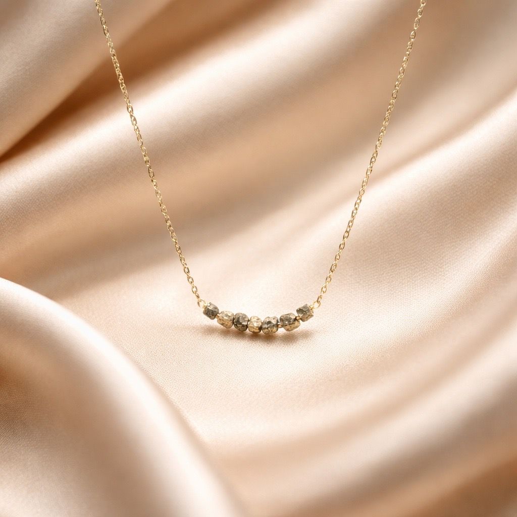 Necklace Chopped Natural Stones