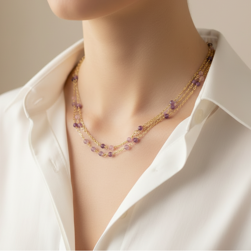 Necklace Full Beads Rosary