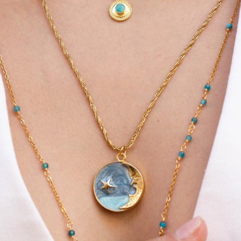 Necklace Long Moon