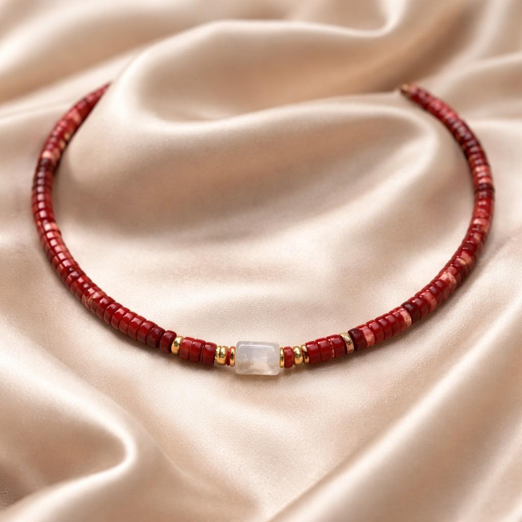 Necklace Heishi Beads