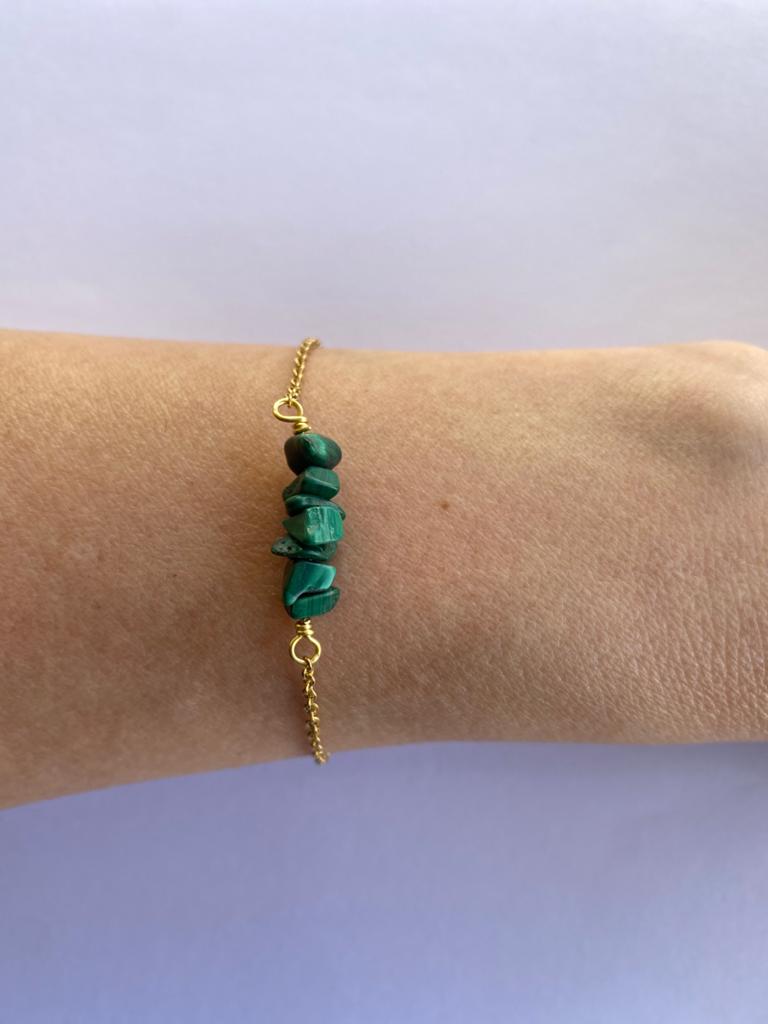 Bracelet Chopped Natural Stones