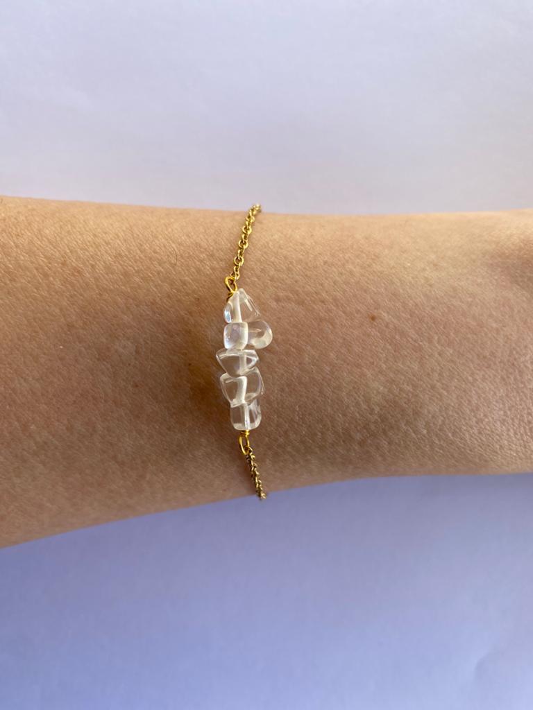 Bracelet Chopped Natural Stones