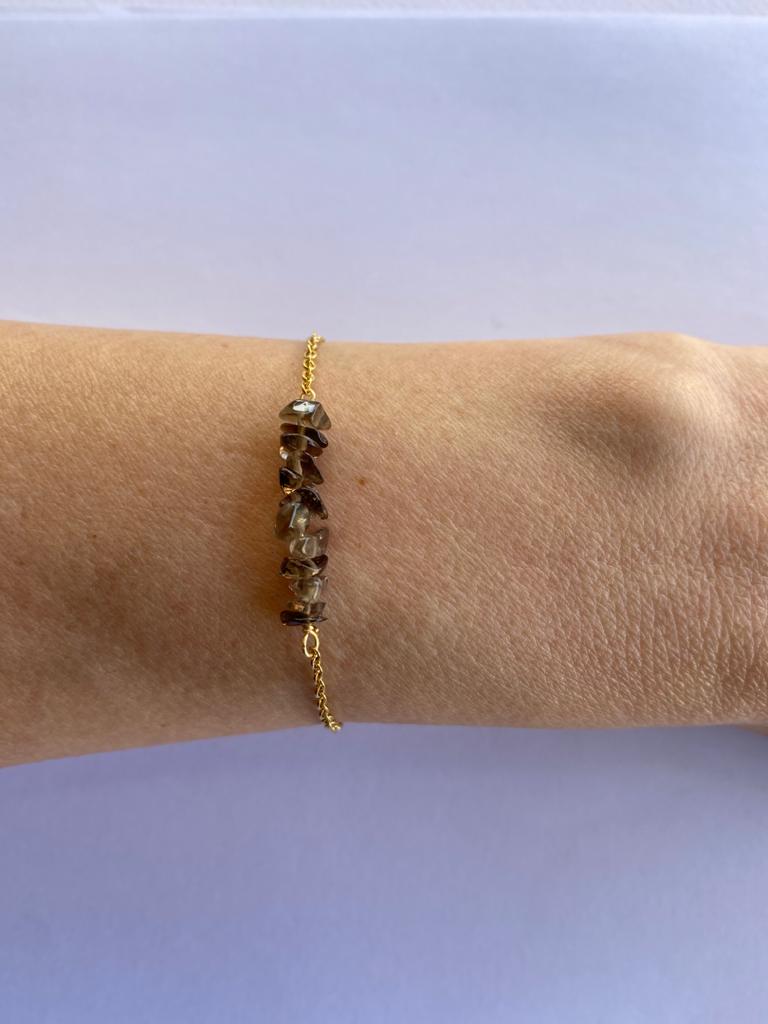 Bracelet Chopped Natural Stones