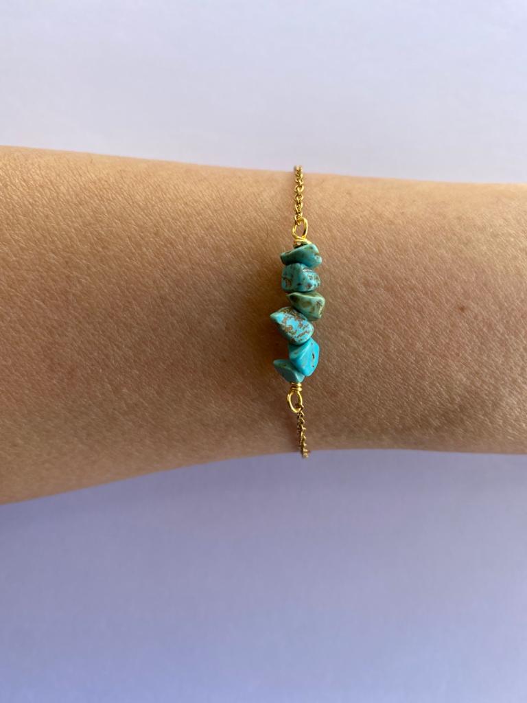 Bracelet Chopped Natural Stones