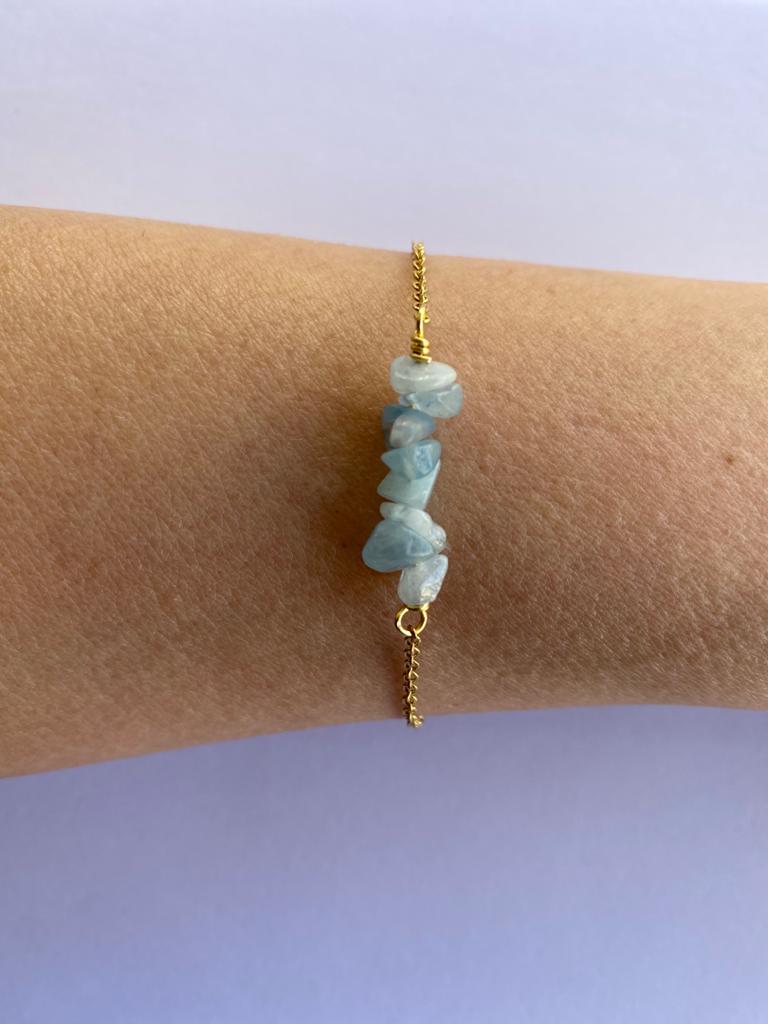 Bracelet Chopped Natural Stones