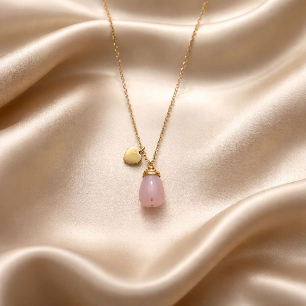 Necklace Classic One Stone with Charms